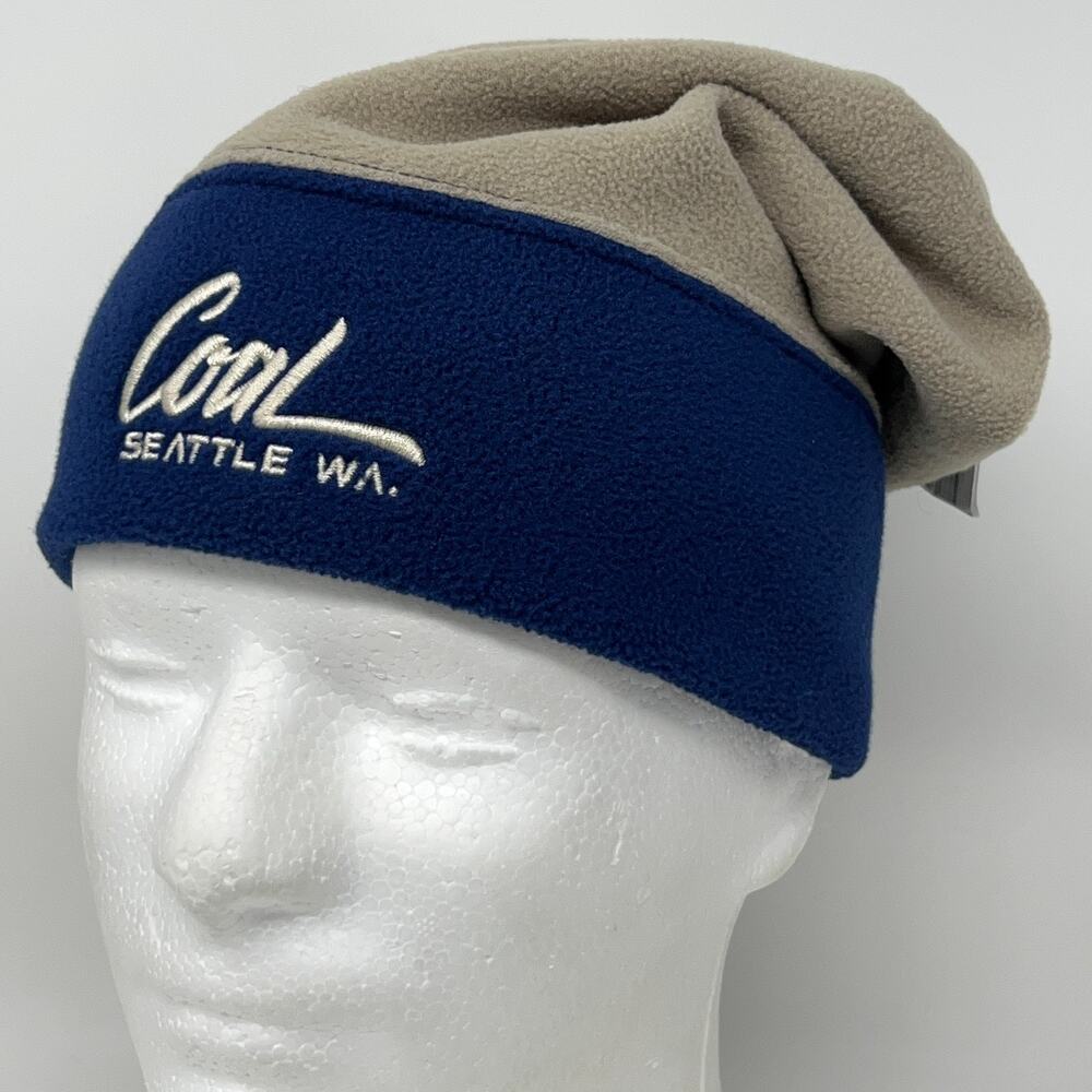Coal Headwear The North Beanie Winter Hat Toque Flip Cuffed Beige Logo Outdoor